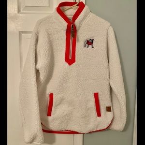 Georgia Bulldogs Half Zip Pullover Fleece